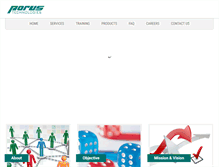 Tablet Screenshot of porustechnologies.net